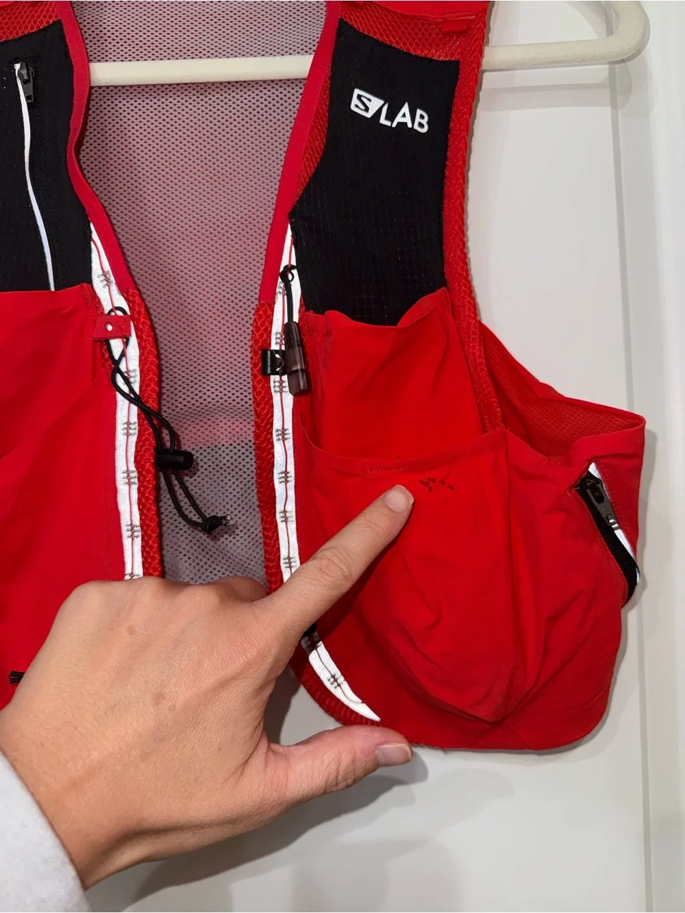 Salomon S/LAB Sense Ultra 5 Hydration Running Vest Set 2x500mL Red